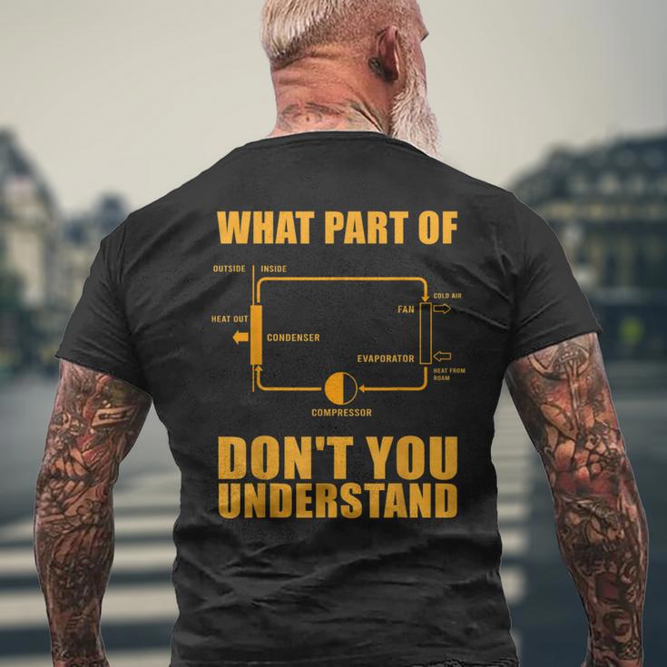 クールhvac デザイン メンズ レディース エアコン換気 メンズTシャツ バックプリント 高齢者への贈り物