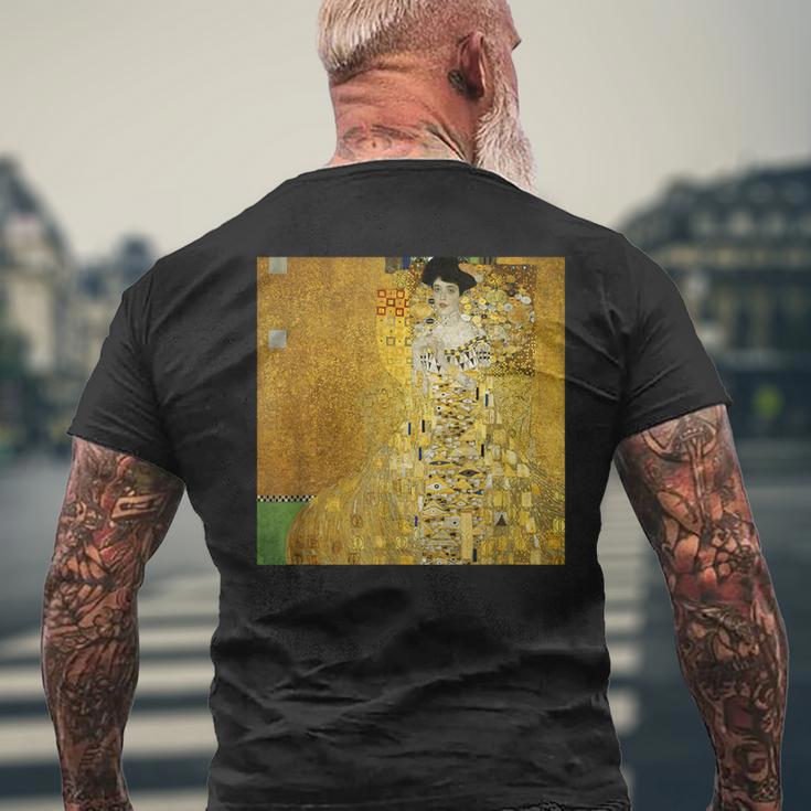 グスタフ・クリムトによるアデル・ブロッホ・バウアー1世の肖像1907 メンズTシャツ バックプリント 高齢者への贈り物