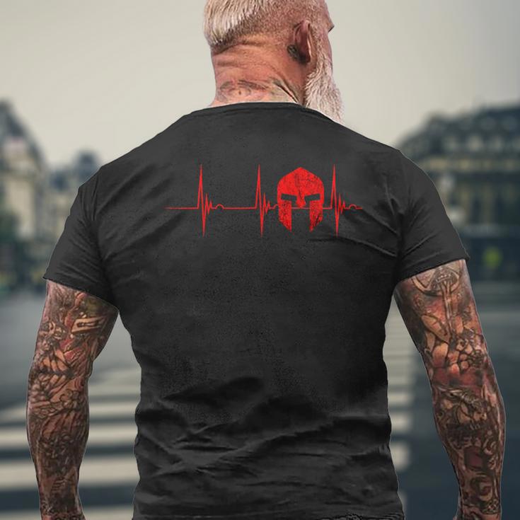 グラディエーター スパルタノ ハートビート インパルス スパルタ メンズTシャツ バックプリント 高齢者への贈り物