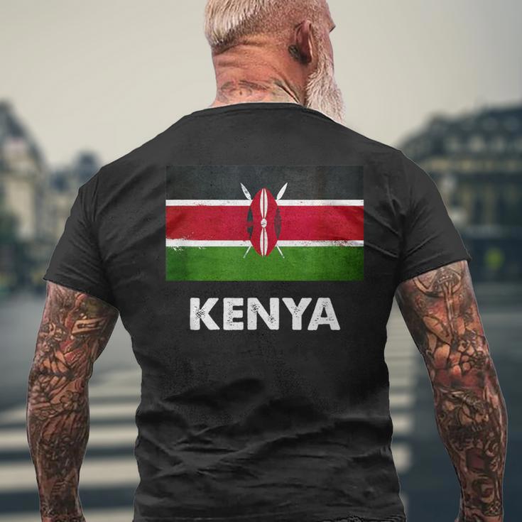 ケニア国旗tシャツ メンズTシャツ バックプリント 高齢者への贈り物