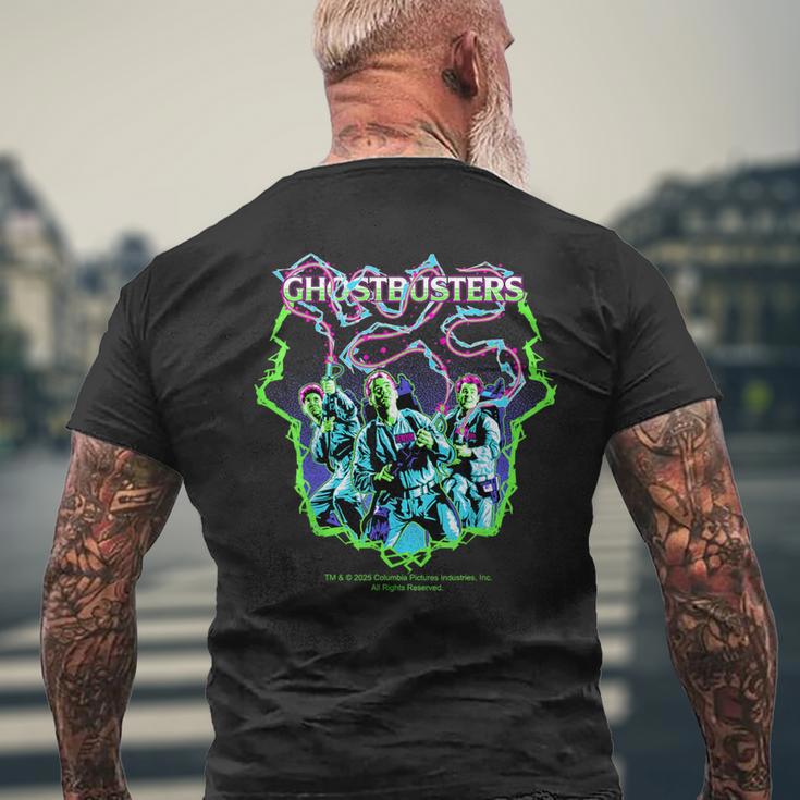 ゴーストバスターズ ハロウィン デザイン クラシック レトロ メンズTシャツ バックプリント 高齢者への贈り物