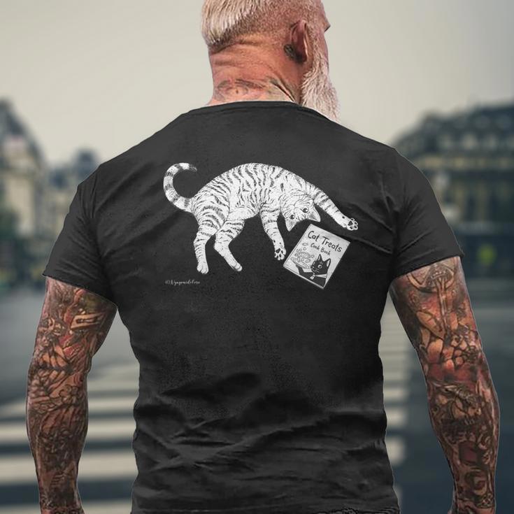 サバトラ猫 へそ天 キジトラ 猫好き おしゃれ かわいい おもしろ レトロ メンズTシャツ バックプリント 高齢者への贈り物