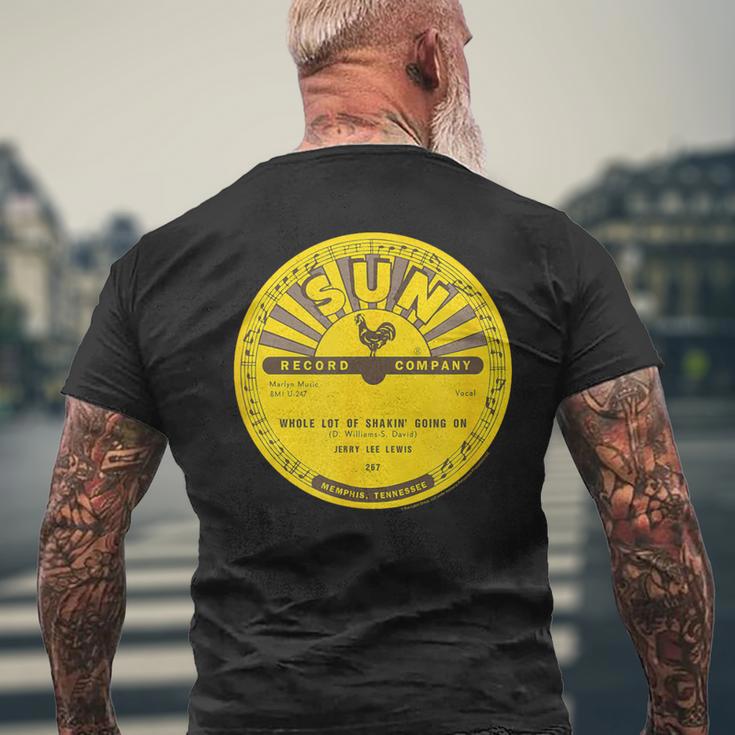 サンレコードビニールジェリー・リー・ルイスホール・ロット・オブ・シェイキン メンズTシャツ バックプリント 高齢者への贈り物