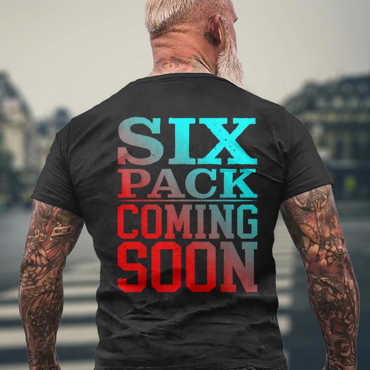 シックス パック 近日発売ix Pack Comingoon _ メンズTシャツ バックプリント 高齢者への贈り物