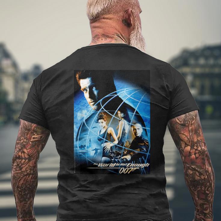 ジェームズ・ボンド 007 The World Is Not Enough メンズTシャツ バックプリント 高齢者への贈り物