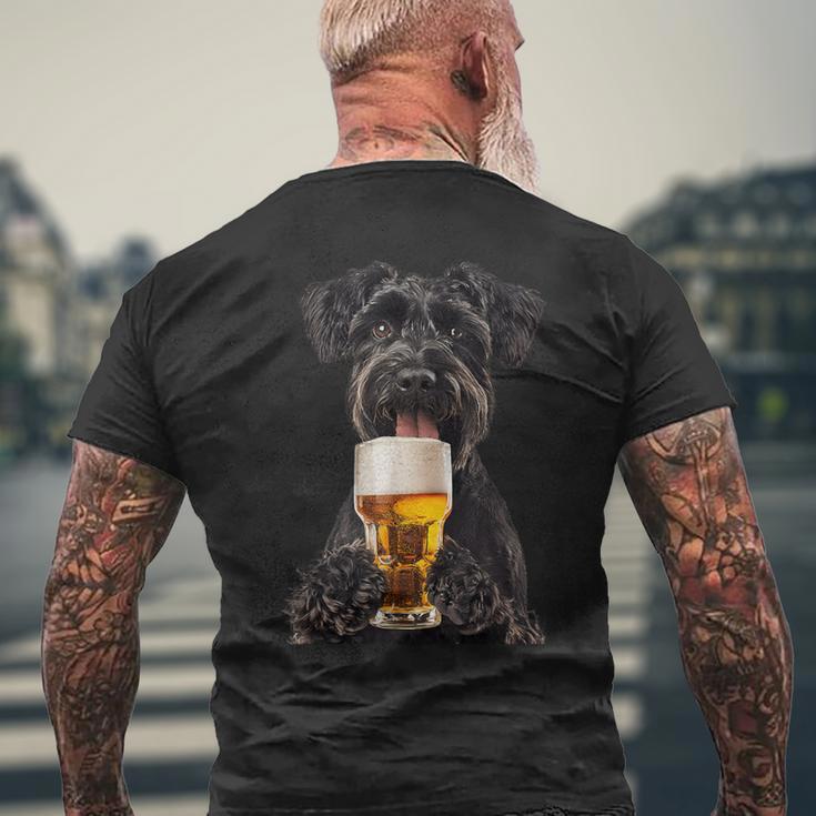 ジャイアントシュナウザービール メンズTシャツ バックプリント 高齢者への贈り物