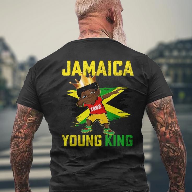 ジャマイカ キング 61Th Celebrating 1952 ブラック 男の子 キッズ 幼児 メンズTシャツ バックプリント 高齢者への贈り物