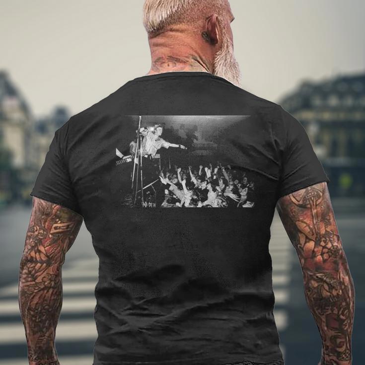 ジョニー・ロットンワークスザ・クラウド・セックス・ピストルズ・ホーランド 1977 メンズTシャツ バックプリント 高齢者への贈り物