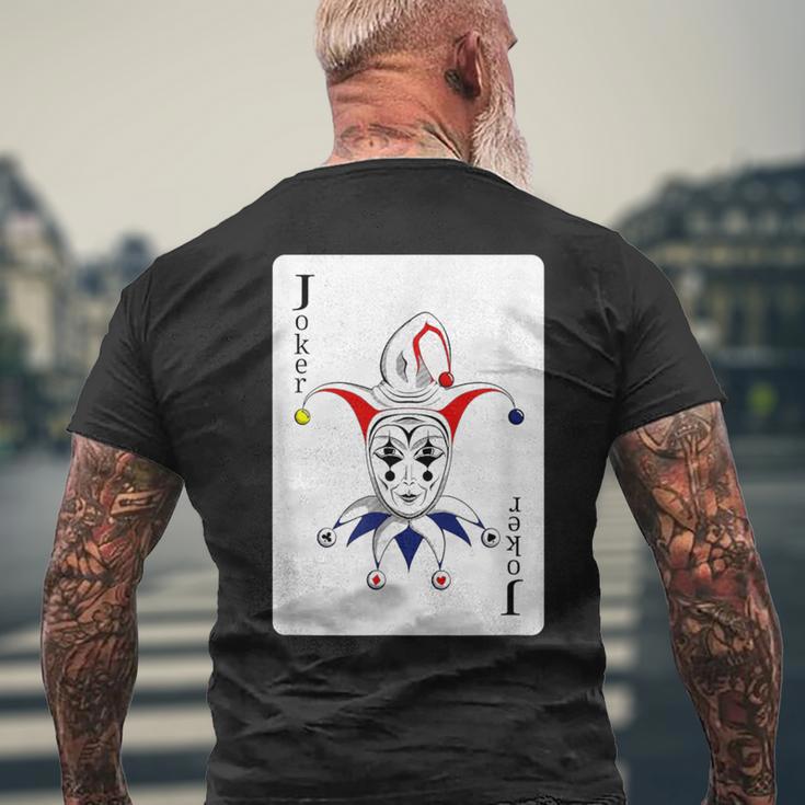 ジョーカーtシャツ トランプ メンズTシャツ バックプリント 高齢者への贈り物