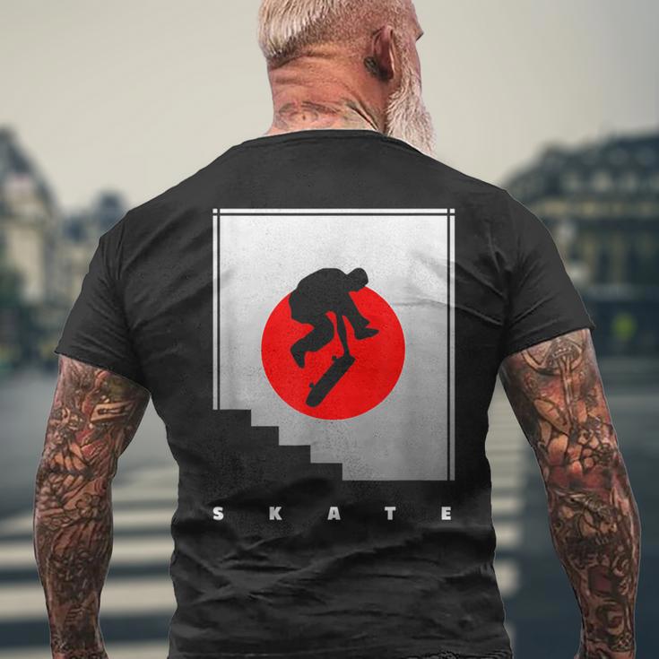スケートボードアパレル スケートボーダー スケートボード メンズTシャツ バックプリント 高齢者への贈り物
