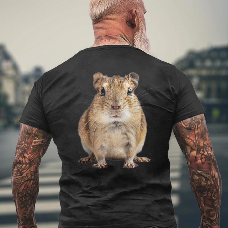 スナネズミ。 メンズTシャツ バックプリント 高齢者への贈り物