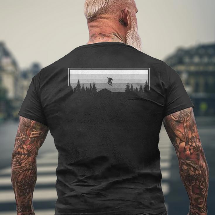 スノーボード アパレル スノーボード スノーボード スノーボード メンズTシャツ バックプリント 高齢者への贈り物