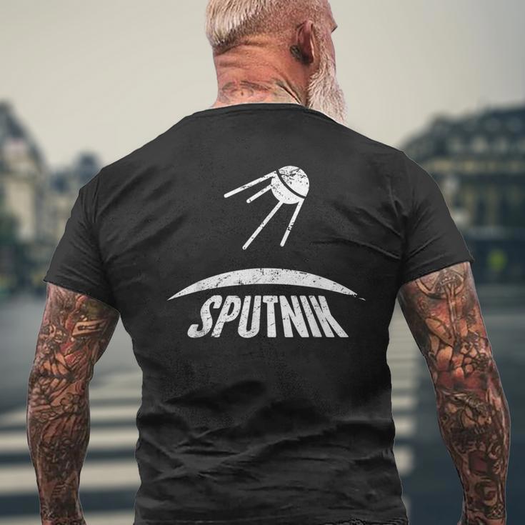 スプートニク 世界史 ソビエト連邦共産主義スプートニク メンズTシャツ バックプリント 高齢者への贈り物