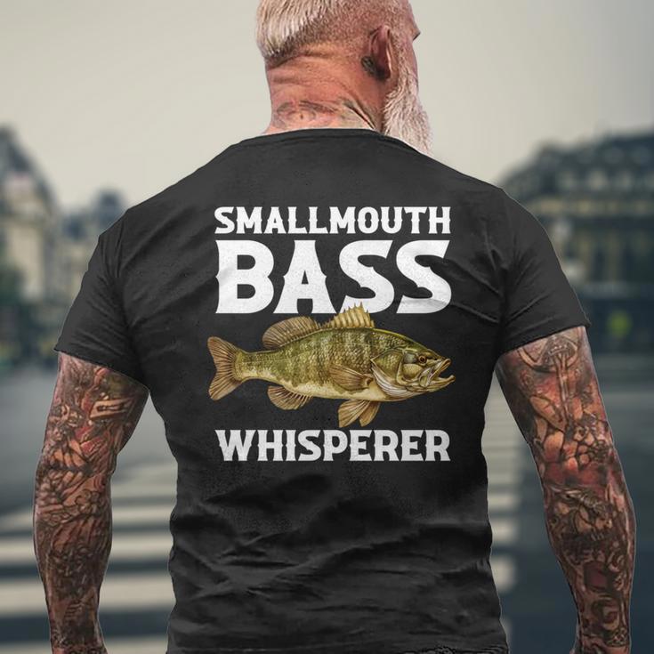 スモールマウスバス ウィスパラー コクチバス 長袖tシャツ メンズTシャツ バックプリント 高齢者への贈り物