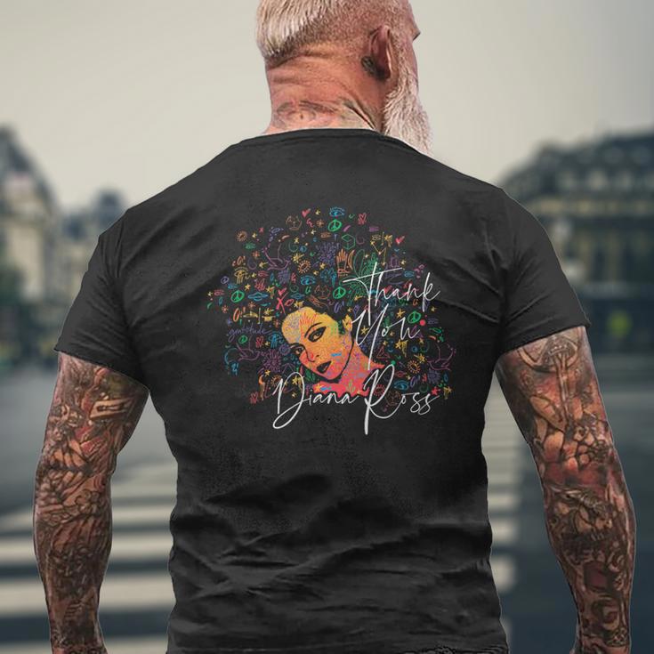 ダイアナ・ロス カスケード メンズTシャツ バックプリント 高齢者への贈り物