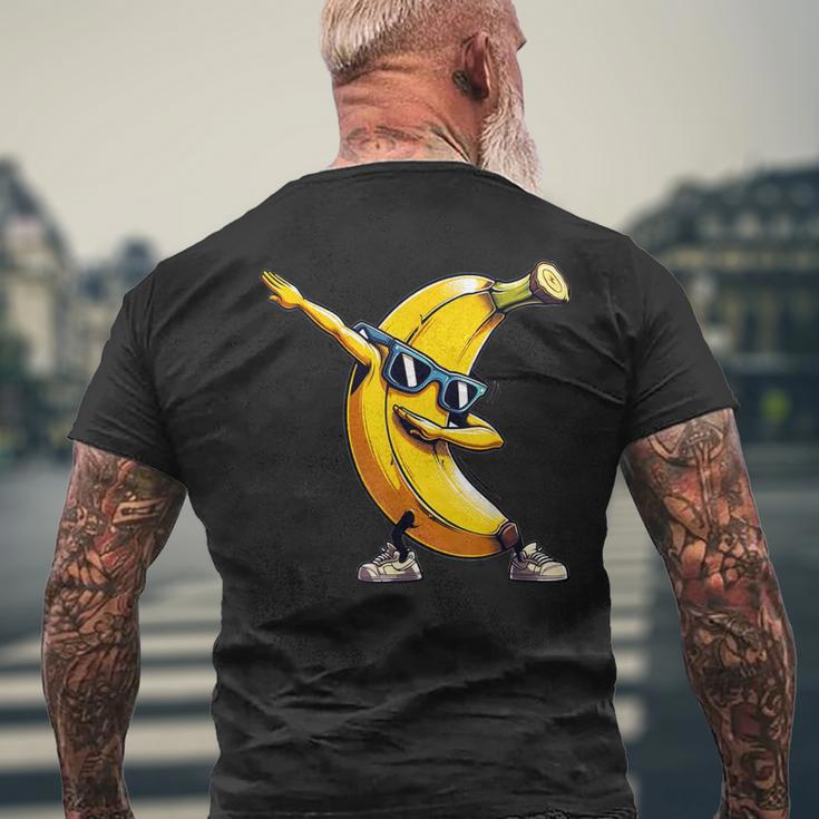 ダビングイエローバナナ メンズTシャツ バックプリント 高齢者への贈り物