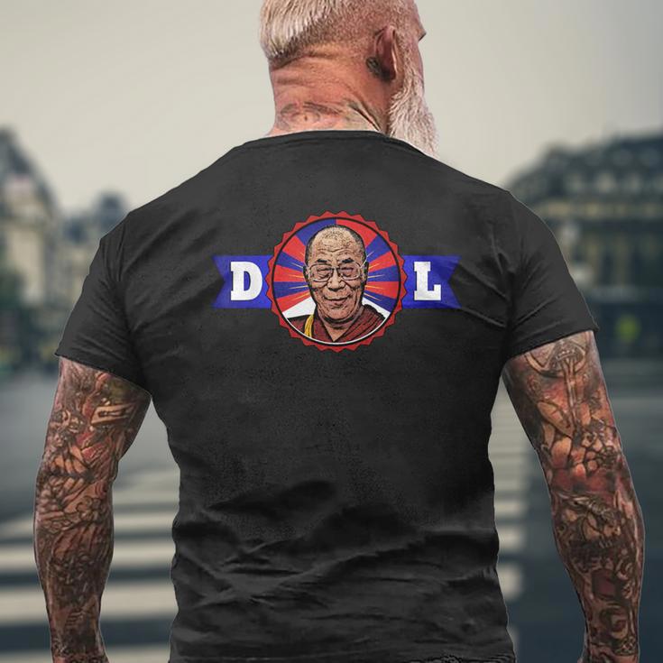 ダライ・ラマ メンズTシャツ バックプリント 高齢者への贈り物