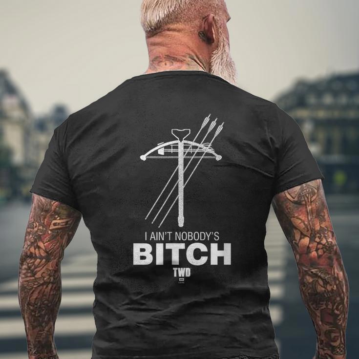ダリル・誰もいないb-Tch メンズTシャツ バックプリント 高齢者への贈り物