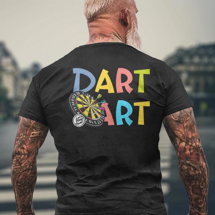 ダーツアート ダーツプレーヤー ダーツスポーツ ダーツボード ダーツ メンズTシャツ バックプリント 高齢者への贈り物