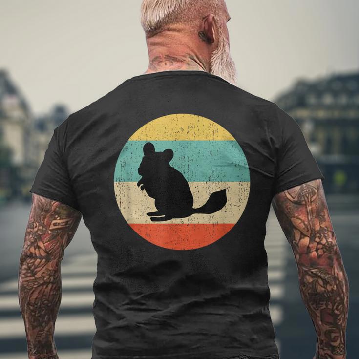 チンチラギフトシャツ メンズTシャツ バックプリント 高齢者への贈り物