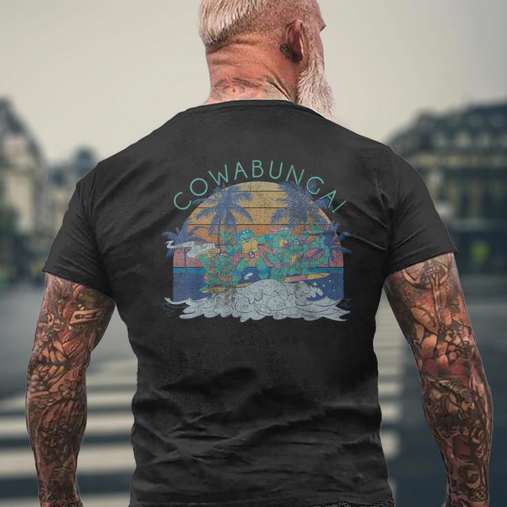 ティーンエイジ・ミュータント・ニンジャ・タートルズ ヴィンテージ Cowabunga メンズTシャツ バックプリント 高齢者への贈り物