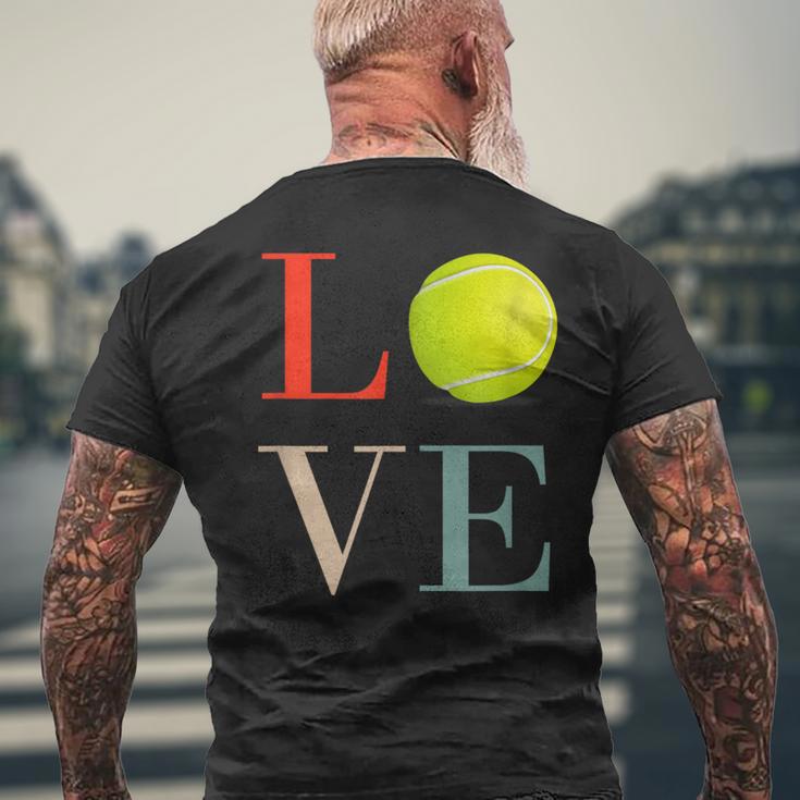 テニス Love バスケ 面白tシャツ おもしろ 服 オリジナル テニス部 おもしろグッズ ネタ メンズ メンズTシャツ バックプリント 高齢者への贈り物