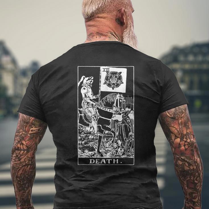 デスタロットカードtシャツトラディショナルデザイン メンズTシャツ バックプリント 高齢者への贈り物