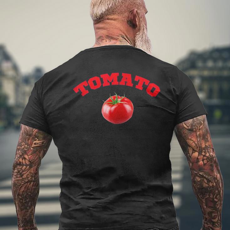 トマトティーVegetable メンズTシャツ バックプリント 高齢者への贈り物