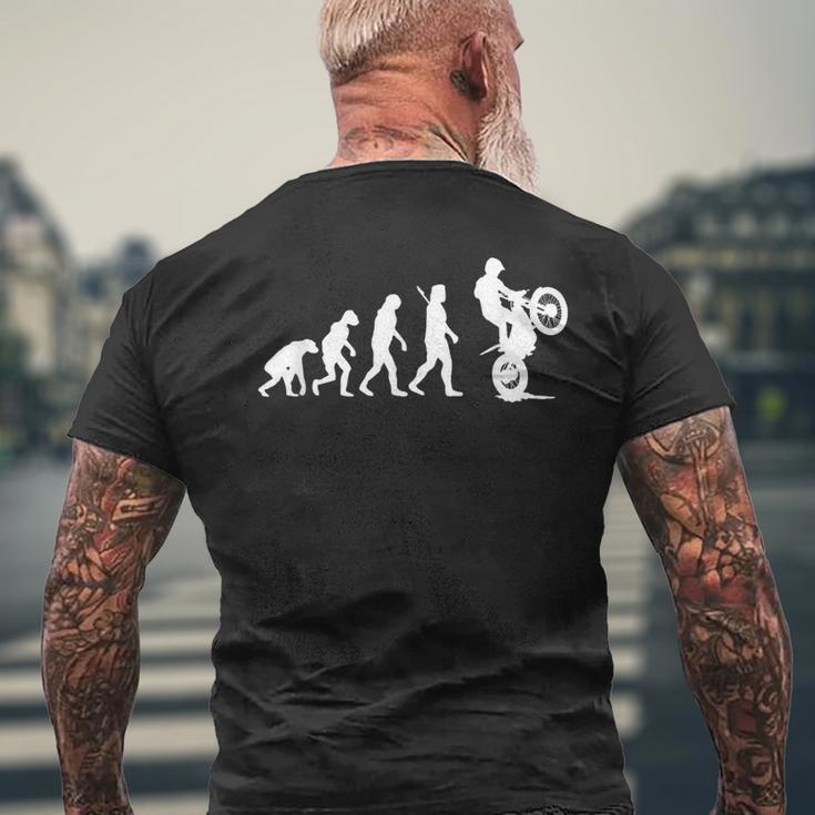 トライアル バイク トライアル ライダー モトトライアル メンズTシャツ バックプリント 高齢者への贈り物