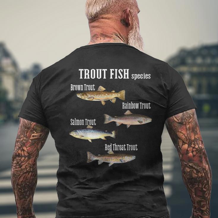 トラウト魚種釣り釣り服の種類 メンズTシャツ バックプリント 高齢者への贈り物