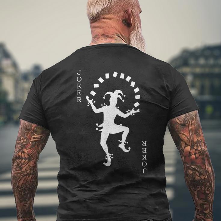 トランプジョーカーtシャツ メンズTシャツ バックプリント 高齢者への贈り物