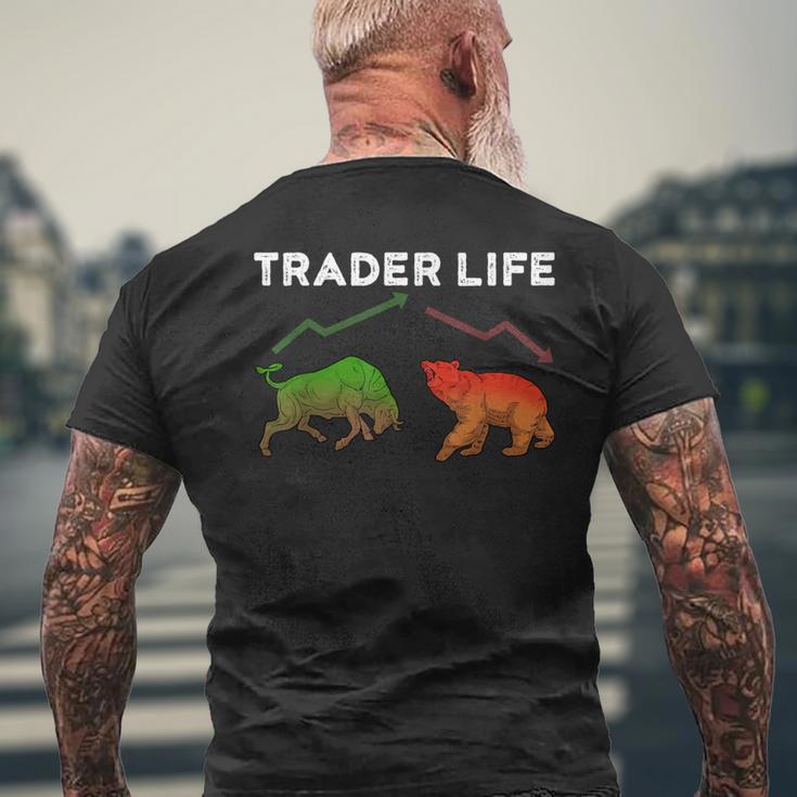 トレーダーtシャツストックtシャツデイトレードシャツマーケット外国為替 メンズTシャツ バックプリント 高齢者への贈り物