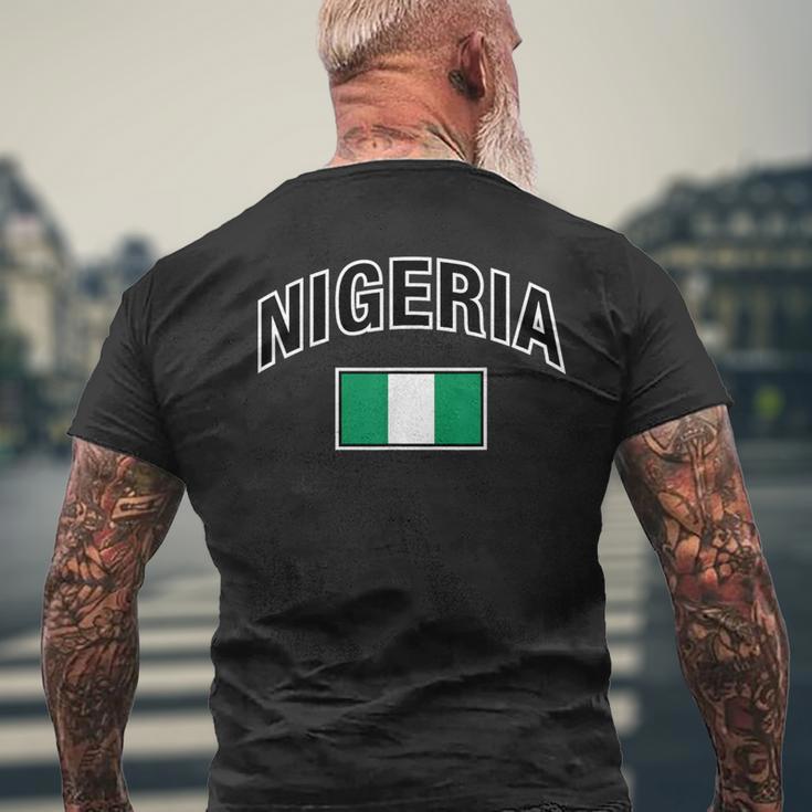 ナイジェリア国旗 誇り高きナイジェリア メンズTシャツ バックプリント 高齢者への贈り物