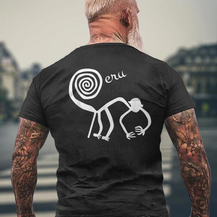 ナスカ ラインズ シャツ モンキー ペルー南米 お土産 メンズTシャツ バックプリント 高齢者への贈り物
