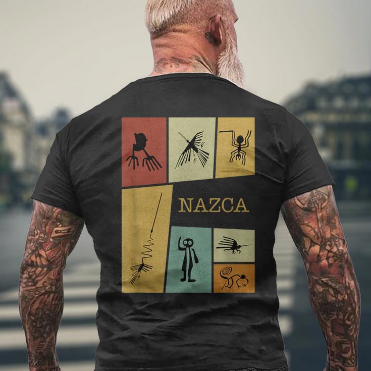 ナスカラインペルー、ペルーペルー。 メンズTシャツ バックプリント 高齢者への贈り物