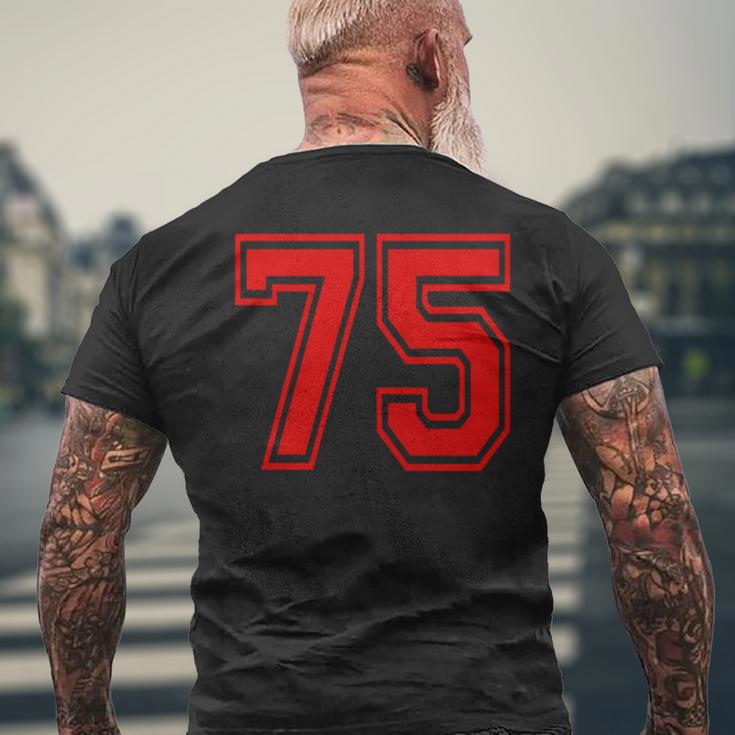 ナンバー75 Redports Teamtyle 長袖tシャツ メンズTシャツ バックプリント 高齢者への贈り物