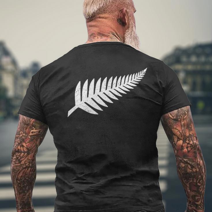 ニュージーランド国旗シダ キウイプライド Nz Nzl メンズTシャツ バックプリント 高齢者への贈り物
