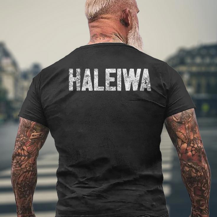 ハレイワオアフハワイ メンズTシャツ バックプリント 高齢者への贈り物