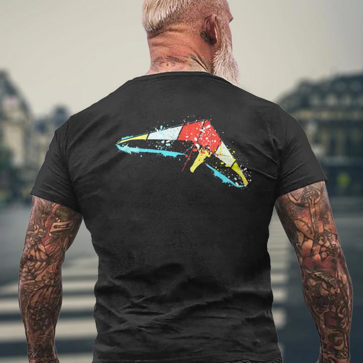 ハング グライダー デルタ グライダー グライダー ハング グライダー メンズTシャツ バックプリント 高齢者への贈り物