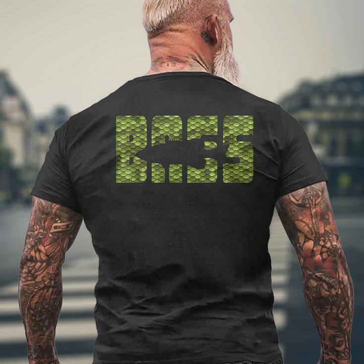 バスフィッシングティー オオクチ バスアングラーフィッシュティー メンズTシャツ バックプリント 高齢者への贈り物