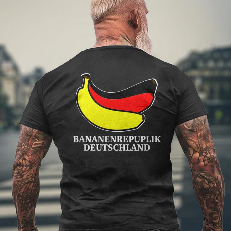バナナギフト Ddr Brd 政治 ギフト バナナ共和国 ドイツ メンズTシャツ バックプリント 高齢者への贈り物