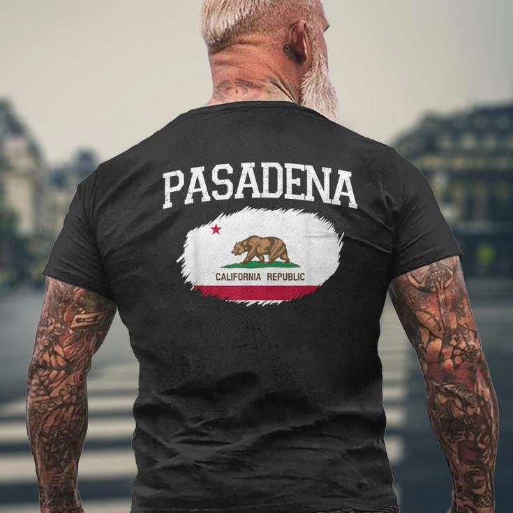 パサデナ カリフォルニア州旗 ビンテージ Usa スポーツ メンズ レディース メンズTシャツ バックプリント 高齢者への贈り物