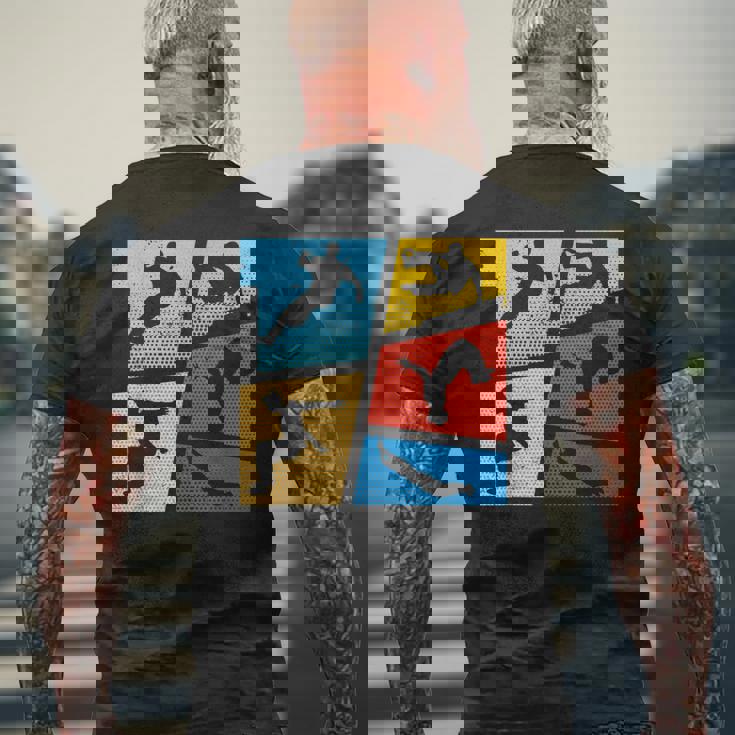 パルクール ヴィンテージ フリーランニングパルクール ランナー パルクール メンズTシャツ バックプリント 高齢者への贈り物