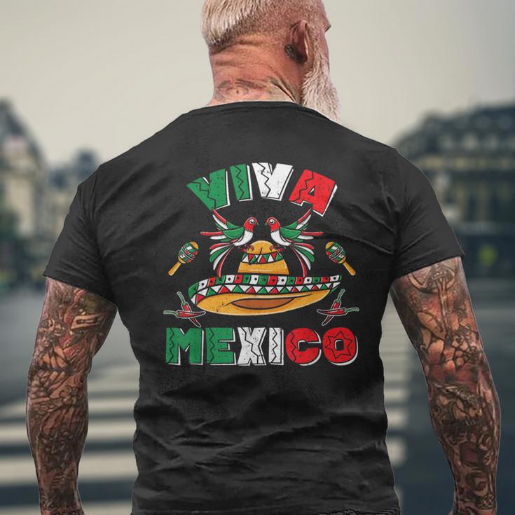 ビバメキシコ シンコデマヨ メキシカンプライド メンズTシャツ バックプリント 高齢者への贈り物