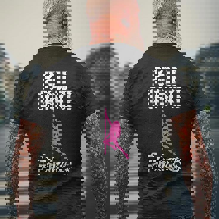 フィットネス ポール ダンス プリンセス メンズTシャツ バックプリント 高齢者への贈り物