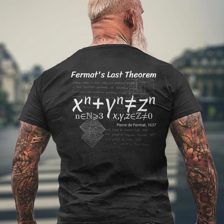 フェルマーの最終定理による設計 長袖tシャツ メンズTシャツ バックプリント 高齢者への贈り物