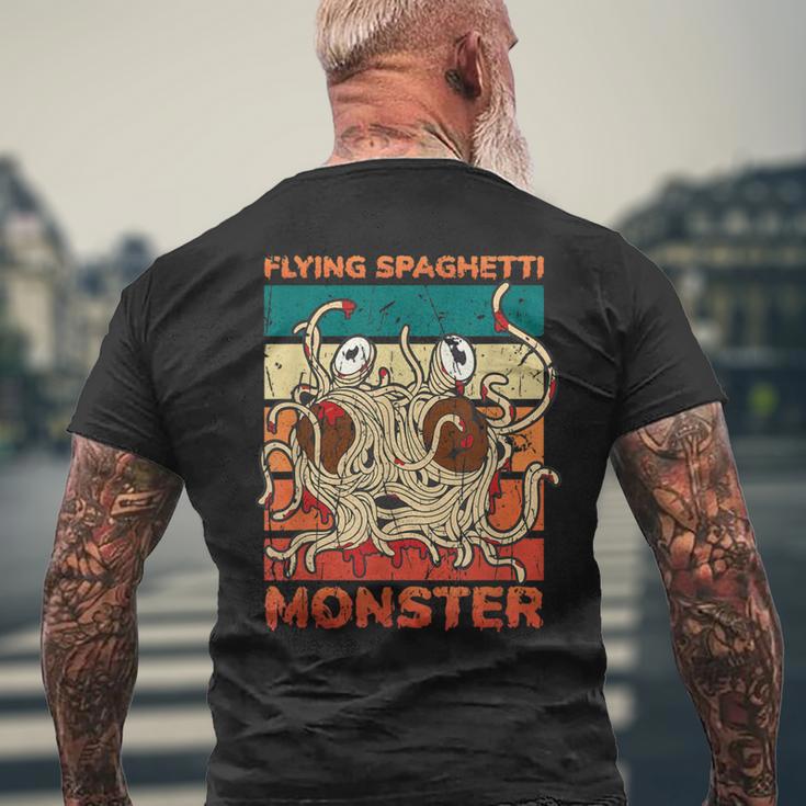 フライングスパゲッティモンスター モンスター メンズTシャツ バックプリント 高齢者への贈り物