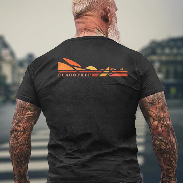 フラッグスタッフ アリゾナ ライフスタイル メンズTシャツ バックプリント 高齢者への贈り物