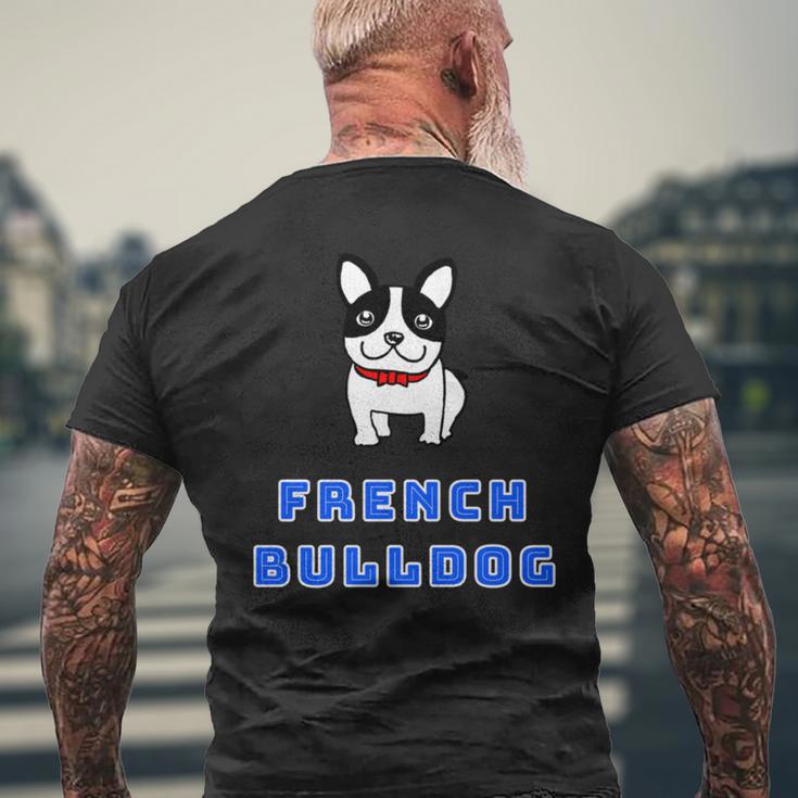 フレンチブルドッグ さん 犬【どうぶつフレンズ】グッズ ゆるくて かわいい イラスト 長袖tシャツ メンズTシャツ バックプリント 高齢者への贈り物