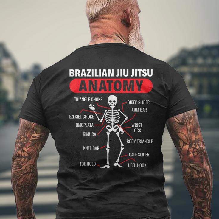 ブラジリアン柔術 解剖学 ブラジリアン柔術 メンズTシャツ バックプリント 高齢者への贈り物
